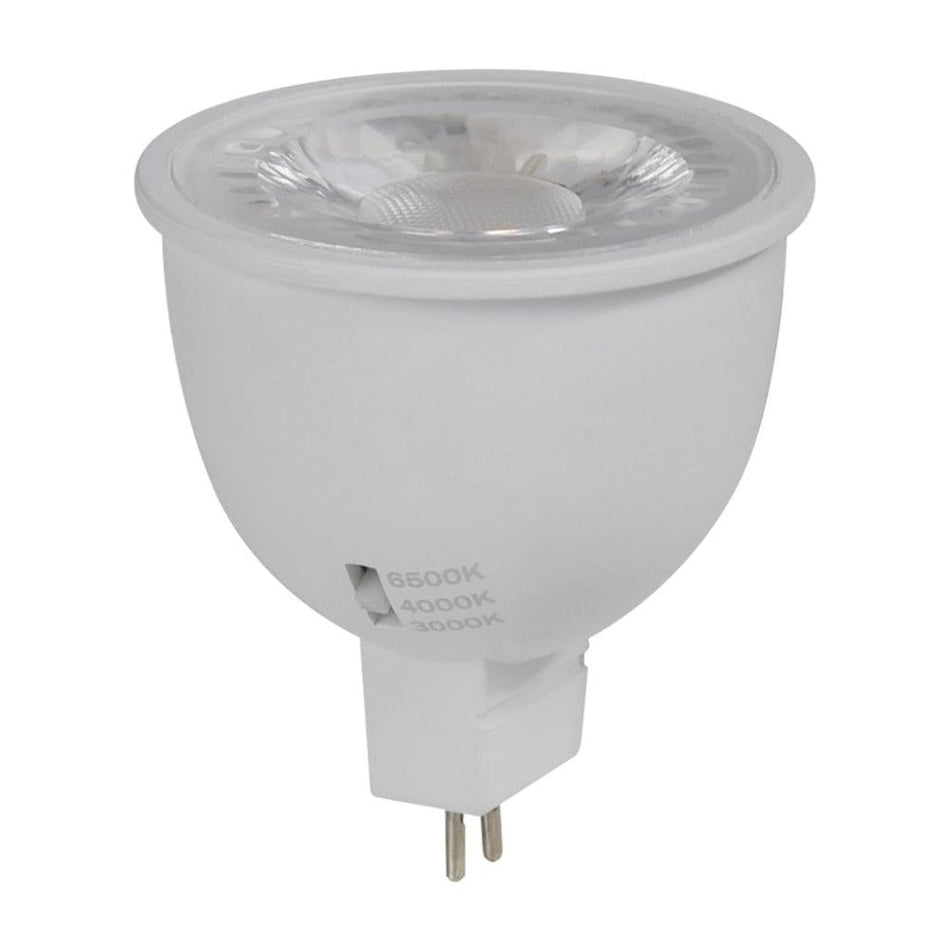 KEY-MR16-TRIO- 6W LED 12V DC Tri-Colour MR16 Shape PC Globe - DRIVER REQUIRED