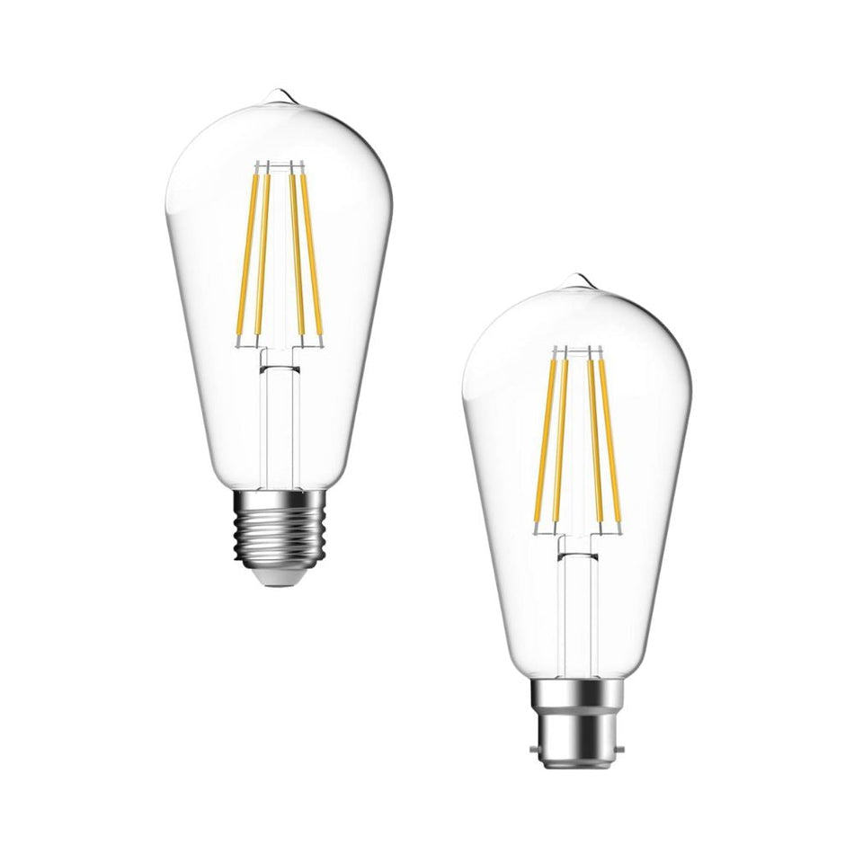 PEAR 7.2W DIMMABLE  LED FILAMENT LAMP CLEAR 240V - E27