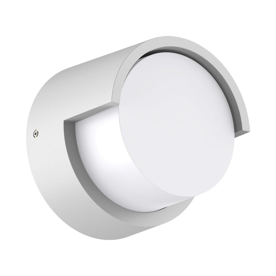 LIVI-5 Round 5W 240V IP65 down Exterior wall light - White