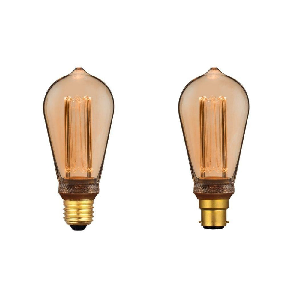 PEAR RETRO 3.5W LED FILAMENT LAMP DIMABLE 240V - E27