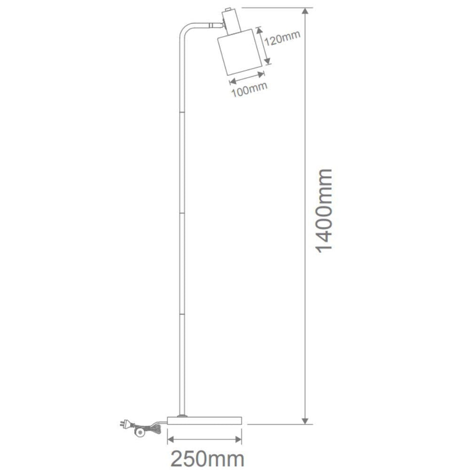 MARISOL-FL MARBLE S/BRASS F/LAMP 1XE14 240V