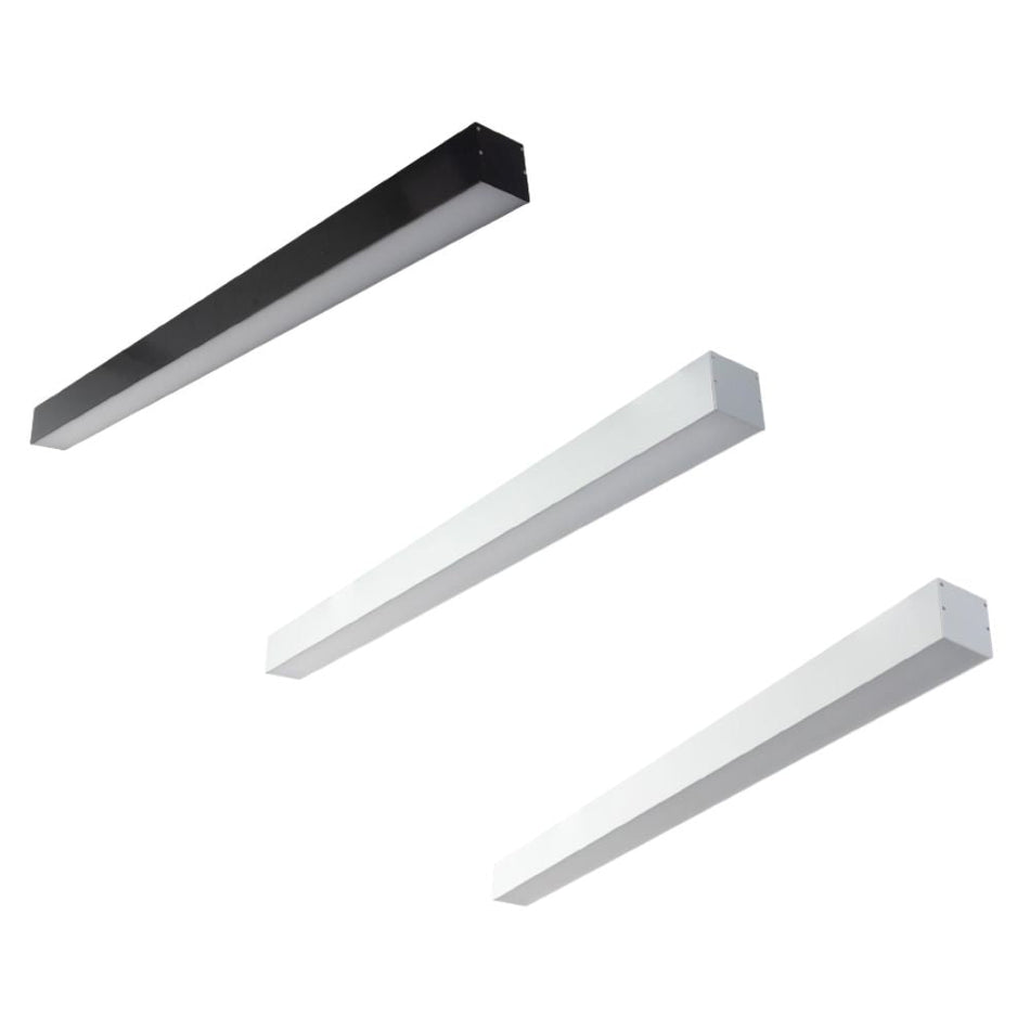 MAX-75MM Surface Mounted Profile 17.3W 1M C/W Opal - Aluminium