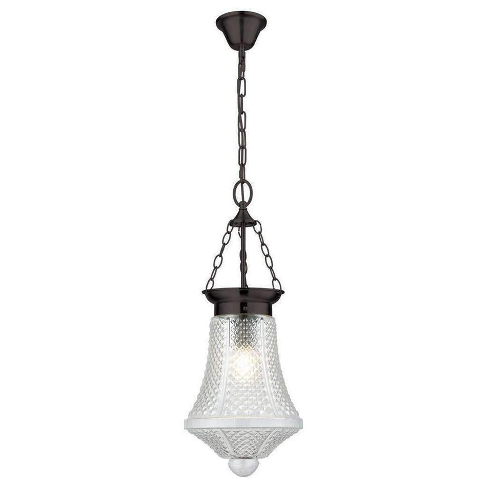 MAYA - 1 Light Lantern Pendant - Clear