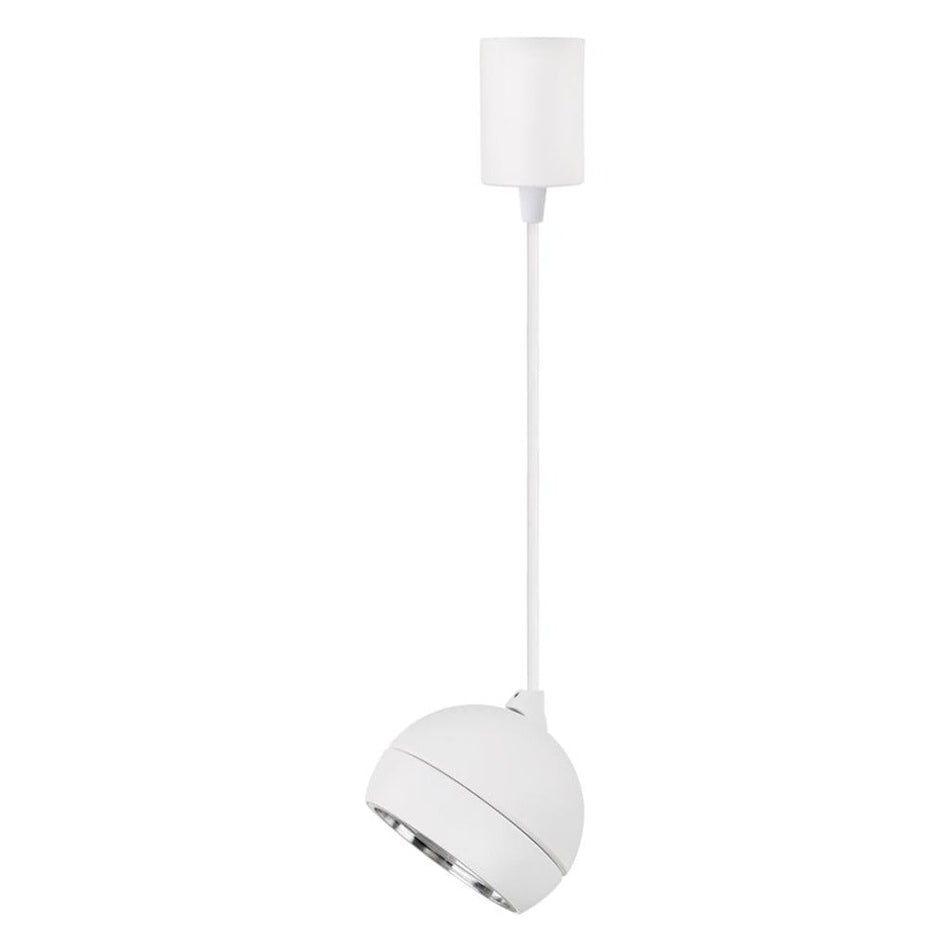 MOON LED 6/9W 240V 1.5M TRIO FLOOD PENDANT - White