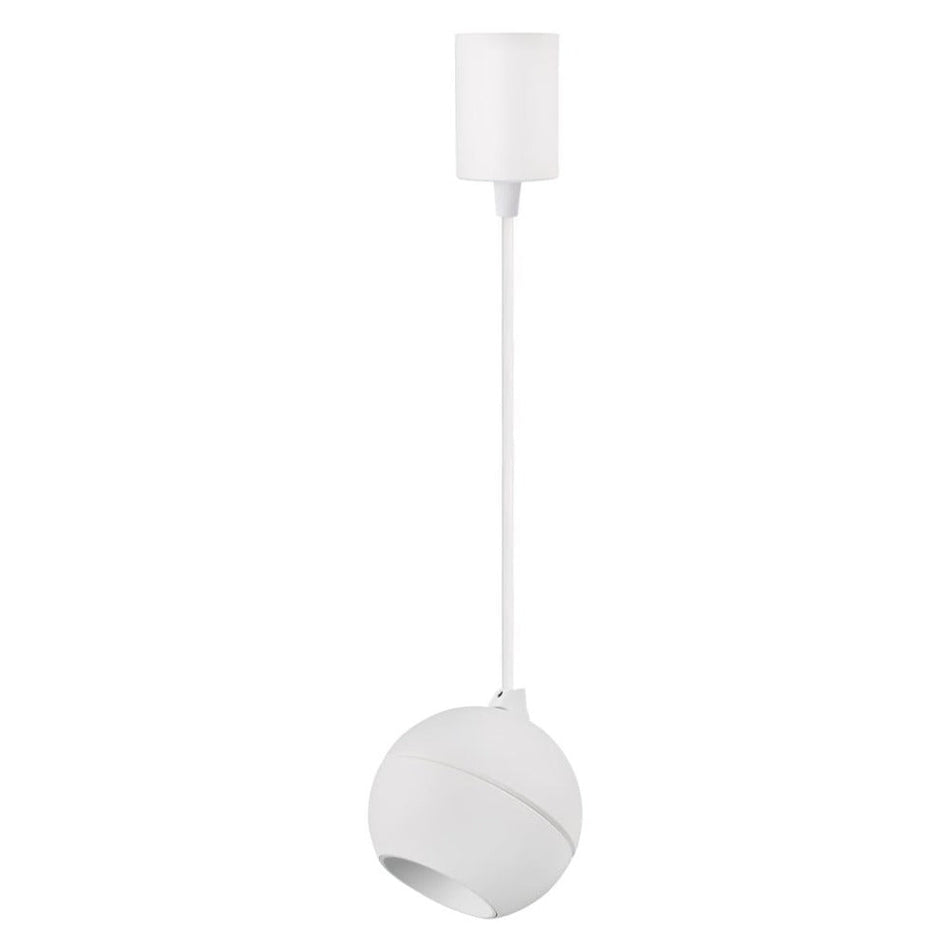 MOON LED 6/9W 240V 1.5M TRIO SPOT PENDANT - White