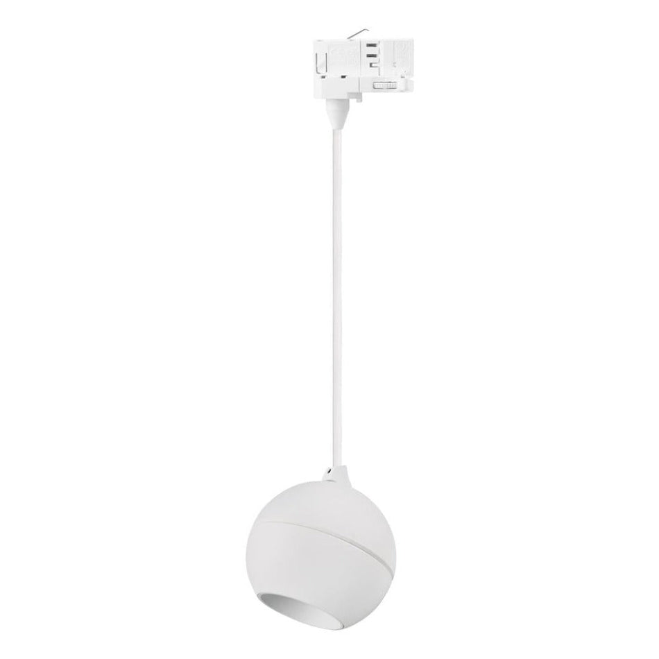 MOON 6/9W TRIO 3 CIRCUIT 1.5M SPOT TRACK PENDANT - White