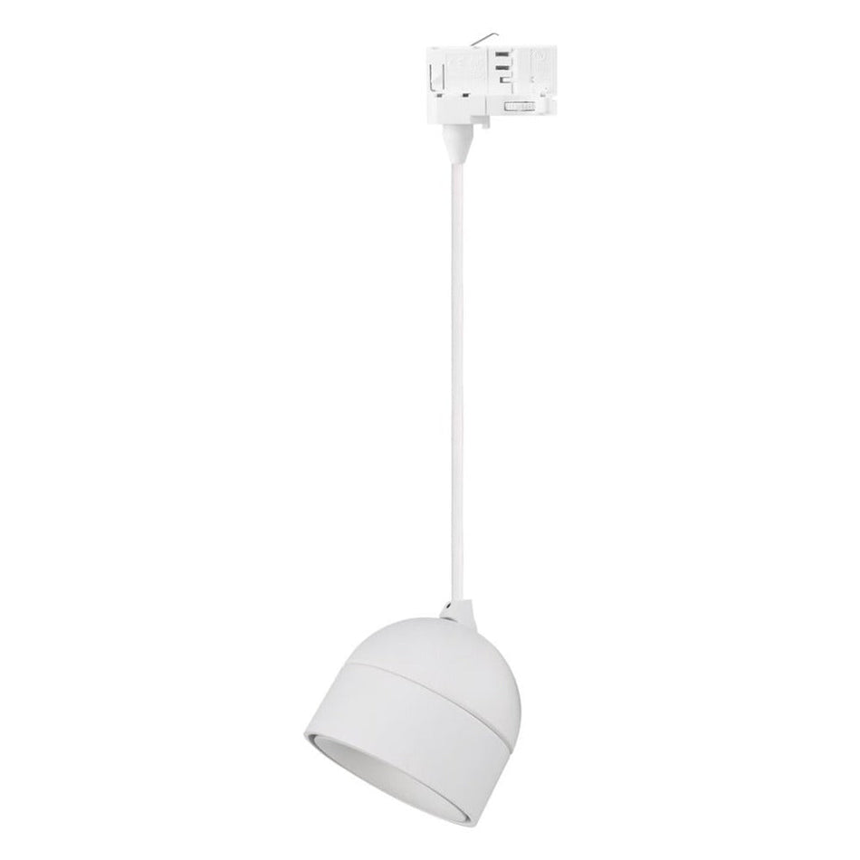 MOON 6/9W TRIO 3 CIRCUIT 1.5M TUBE TRACK PENDANT - White