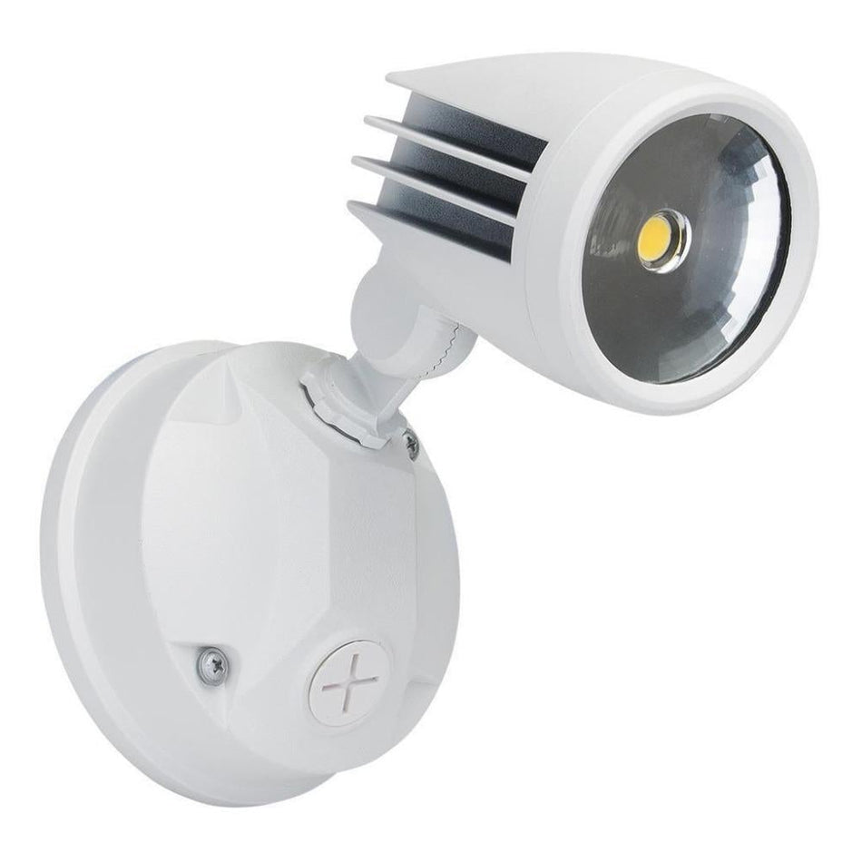 MURO-15 - 15W LED Single Head Exterior Spotlight IP54 - 5000K - White