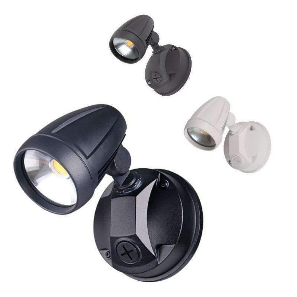 MURO-PRO-15 Single Head 15W LED Spotlight - TRIO Tricolour - Black