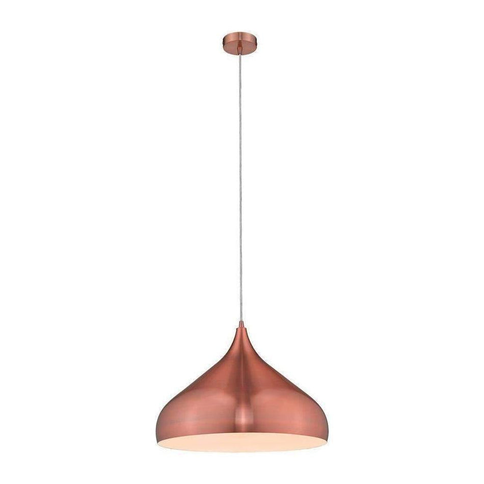 NOVA-420 Nova 420MM E27 240V Metal Shade - Brushed Copper