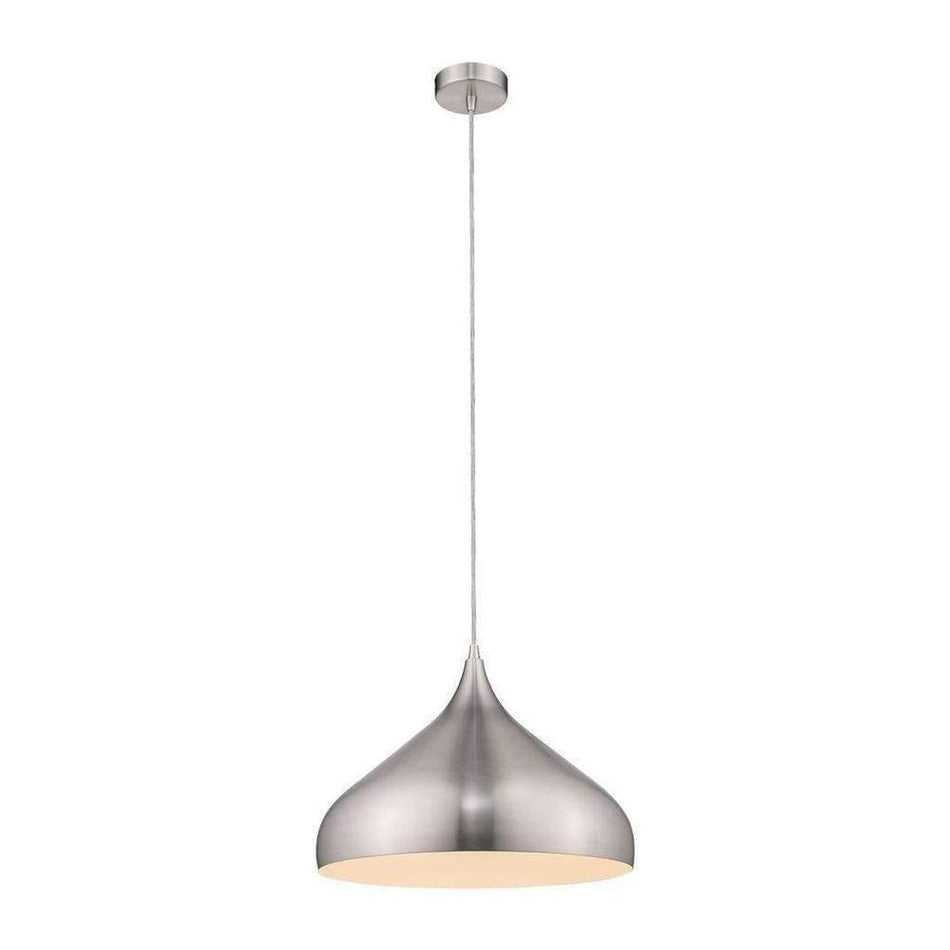 NOVA-420 Nova 420MM E27 240V Metal Shade - Brushed Nickel