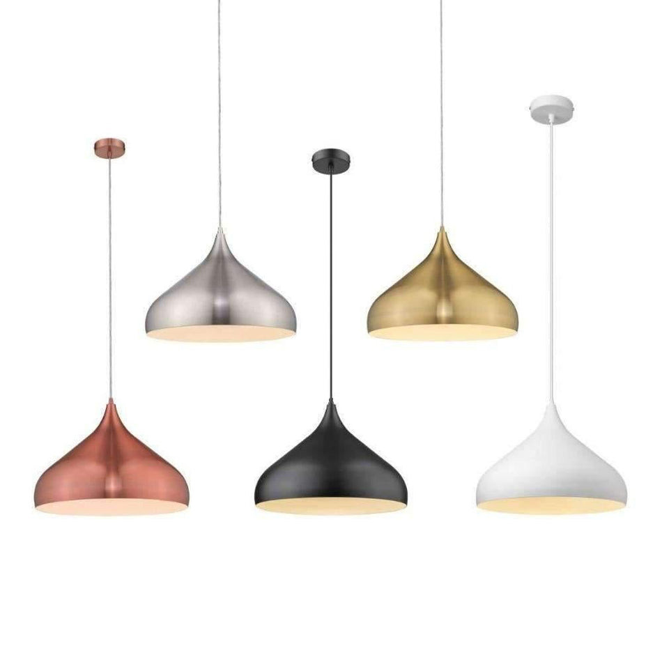 NOVA-420 Nova 420MM E27 240V Metal Shade - Brushed Brass