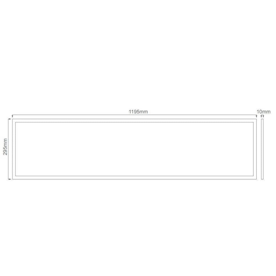 PANEL-TRIM-312 - 1230x330mm Recessed Panel Trim Satin White