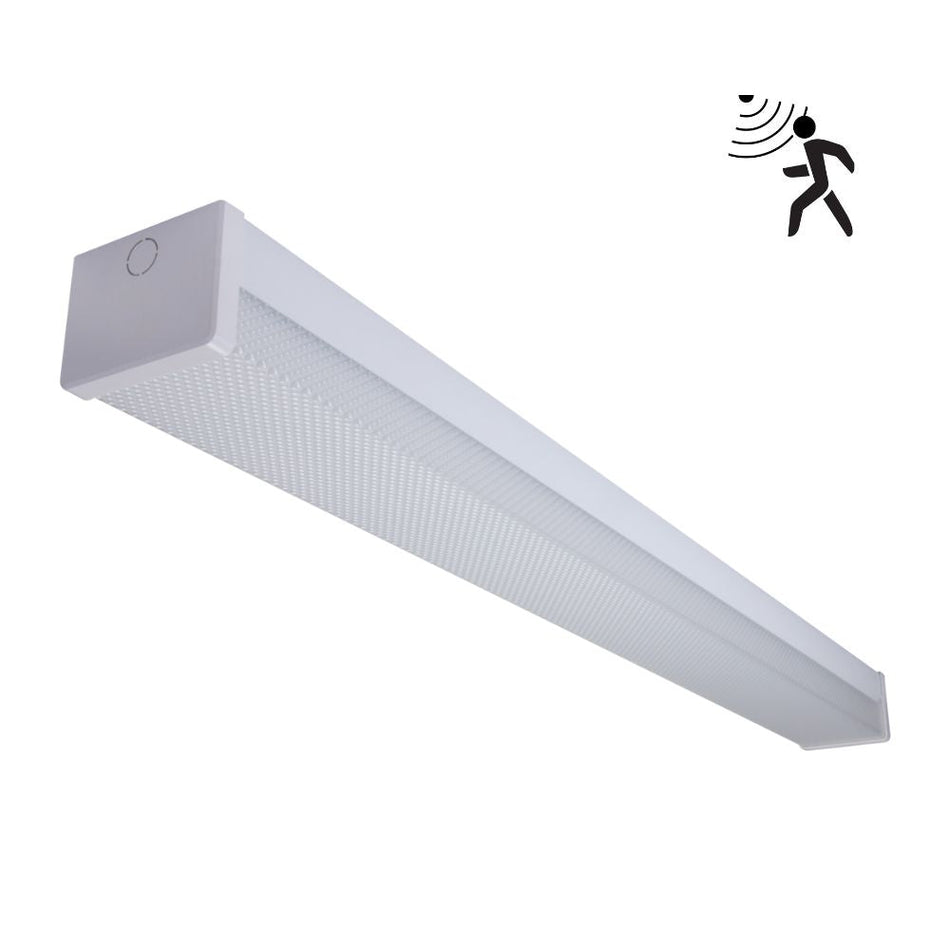 PARK-120-DIFF - 15W/30W LED Tri-Colour Wide Body Diffused 1200mm Batten with Optional Sensor