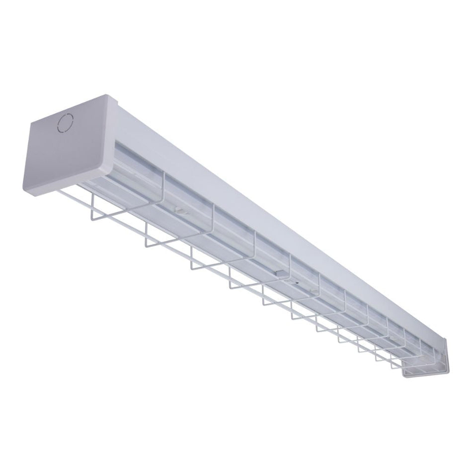 PARK-120-WG - 15W/30W LED Tri-Colour Wide Body Wire Guard 1200mm Batten with Optional Sensor