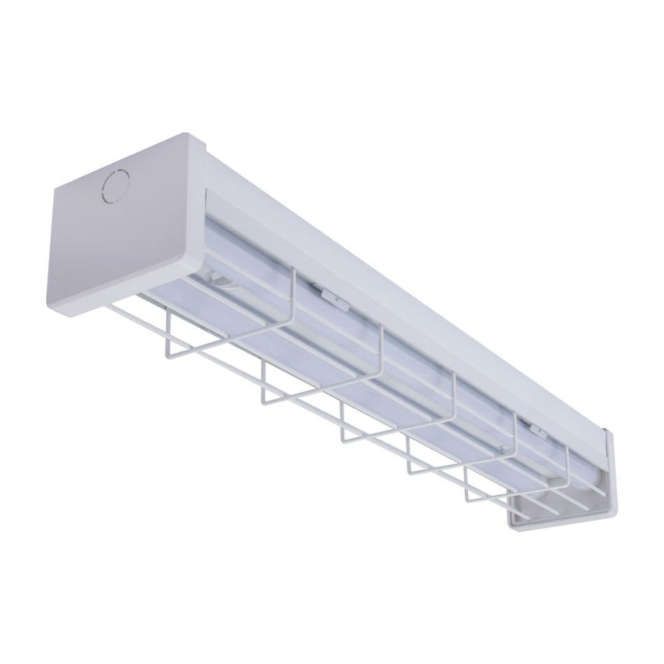 PARK-60-WG - 7.5W/15W LED Tri-Colour Wide Body Wire Guard 600mm Batten with Optional Sensor