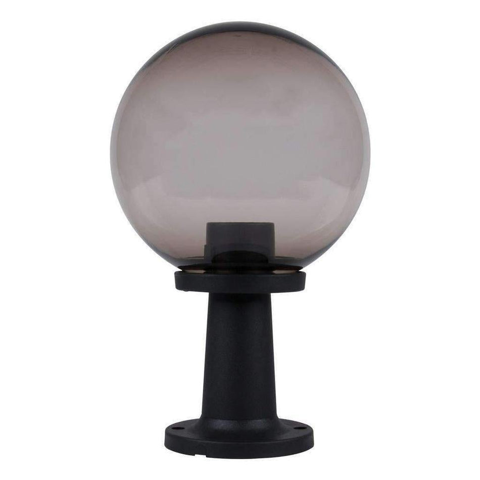 POLYMOUNT - 250mm Polycarbonate Pillar Mount Light Black - Smoke