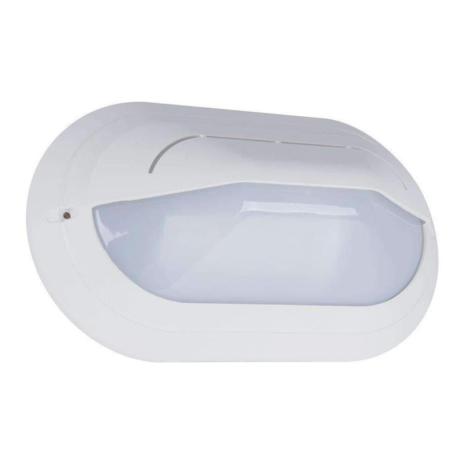 POLYRING-LGE-EYE - Oval Large Eyelid Fascia Polycarbonate Wall Light IP65 White