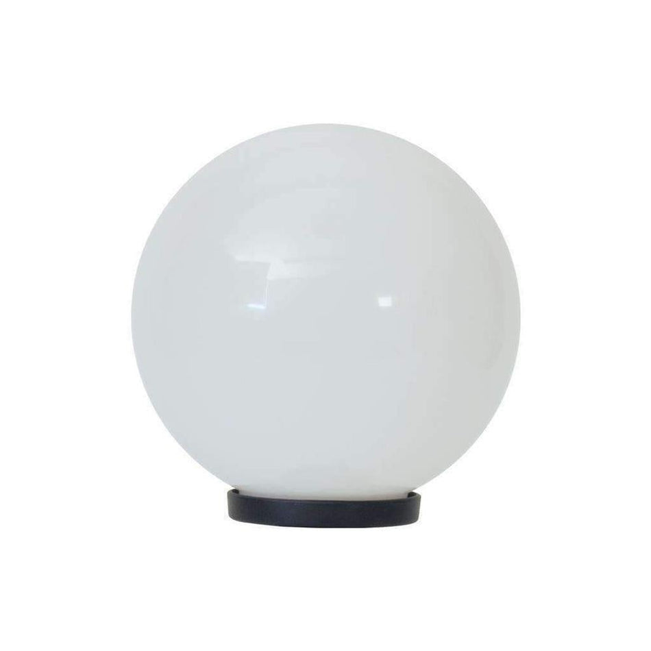 POLYSPHERE - 200/250/300/400mm Polycarbonate Sphere And Base IP44 - Opal