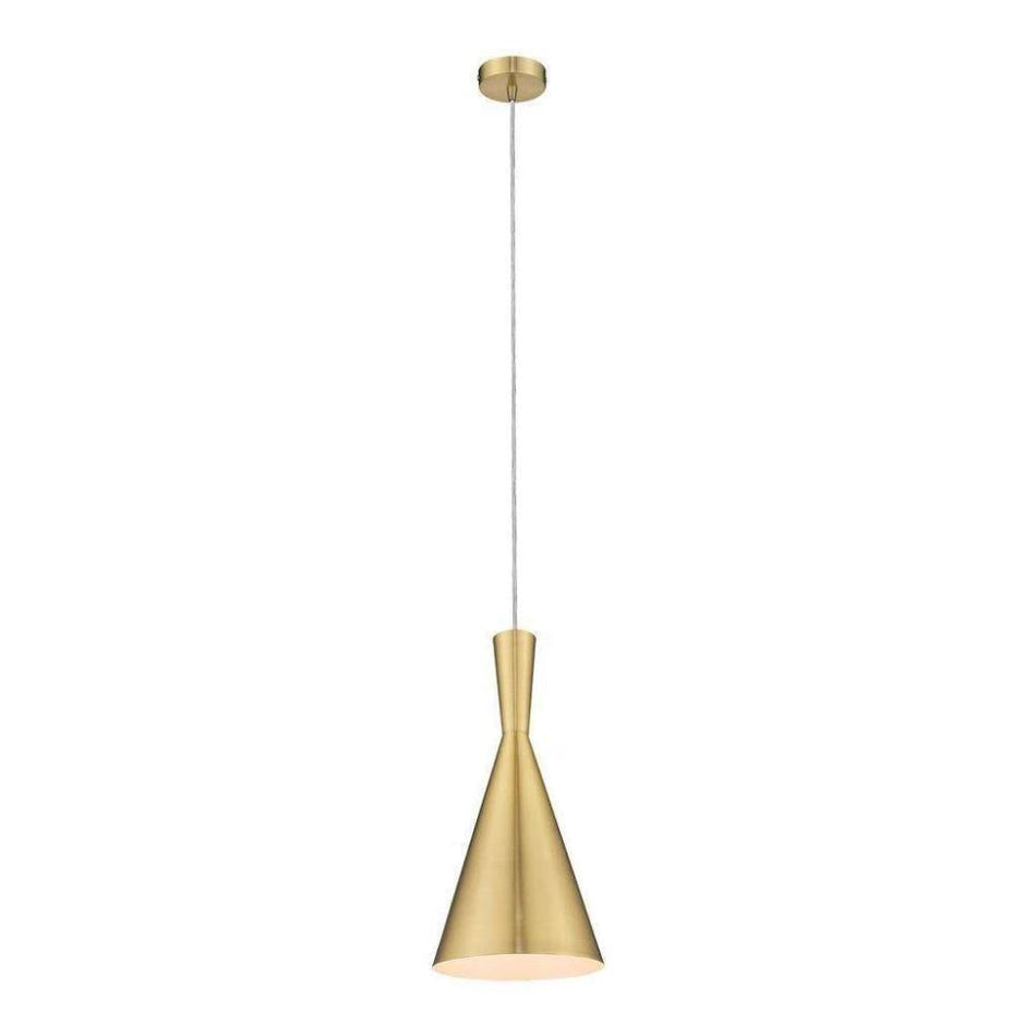 RUBY-185 - 1 Light Pendant - Brushed Brass