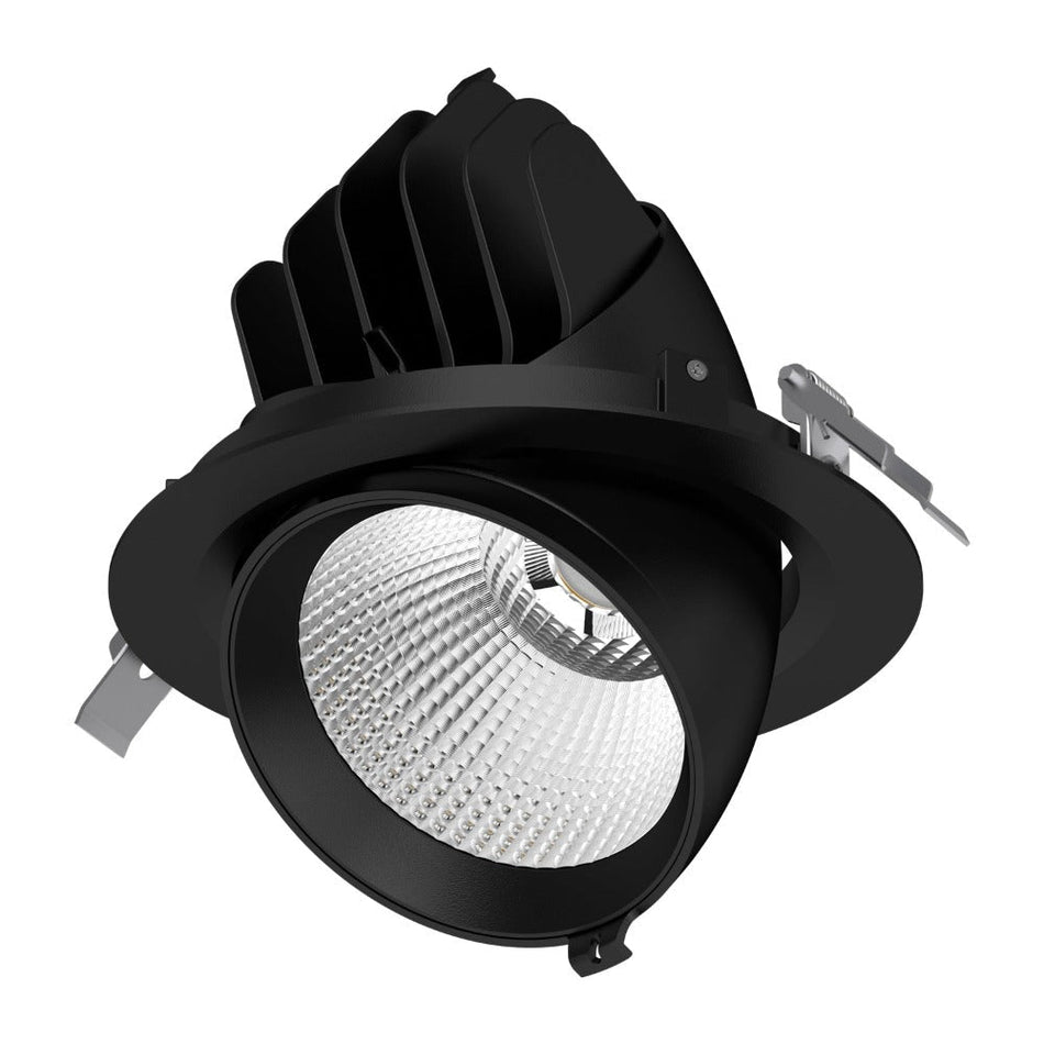 SCOOP-25-TRIO - 25W LED Tri-Colour Dimmable Scoop Adjustable Downlight - Black