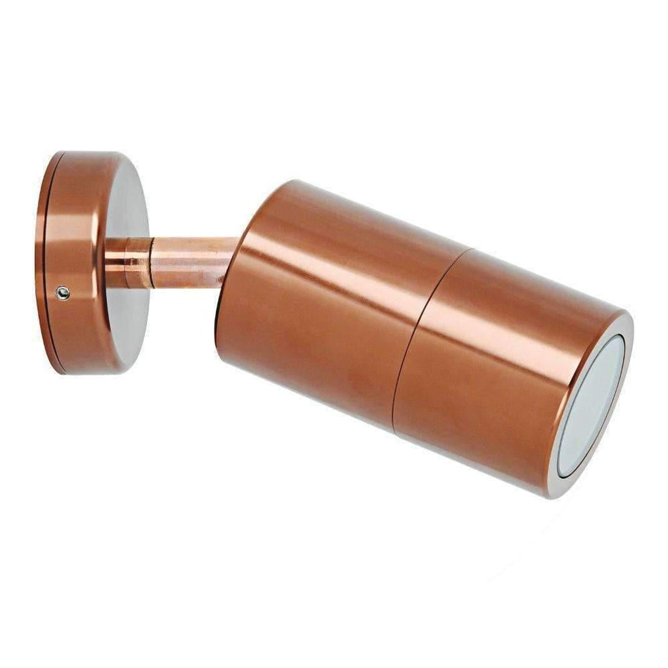 SHADOW-1-ADJ - 6W 3-CCT GU10 Exterior Adjustable LED Spotlight IP65 - Copper