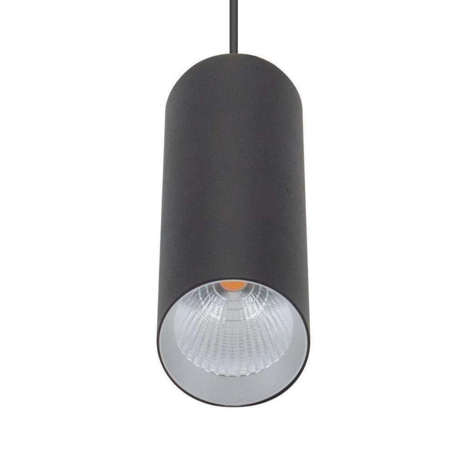 STAR-PD-180-10W - 10W LED Cylindrical Pendant - Black