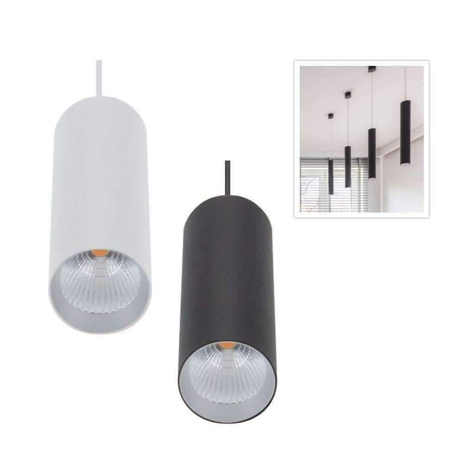 STAR-PD-180-10W - 10W LED Cylindrical Pendant - Black
