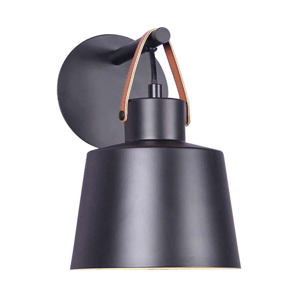 STRAP-WB - 1 Light Interior Wall Light IP20 - Black