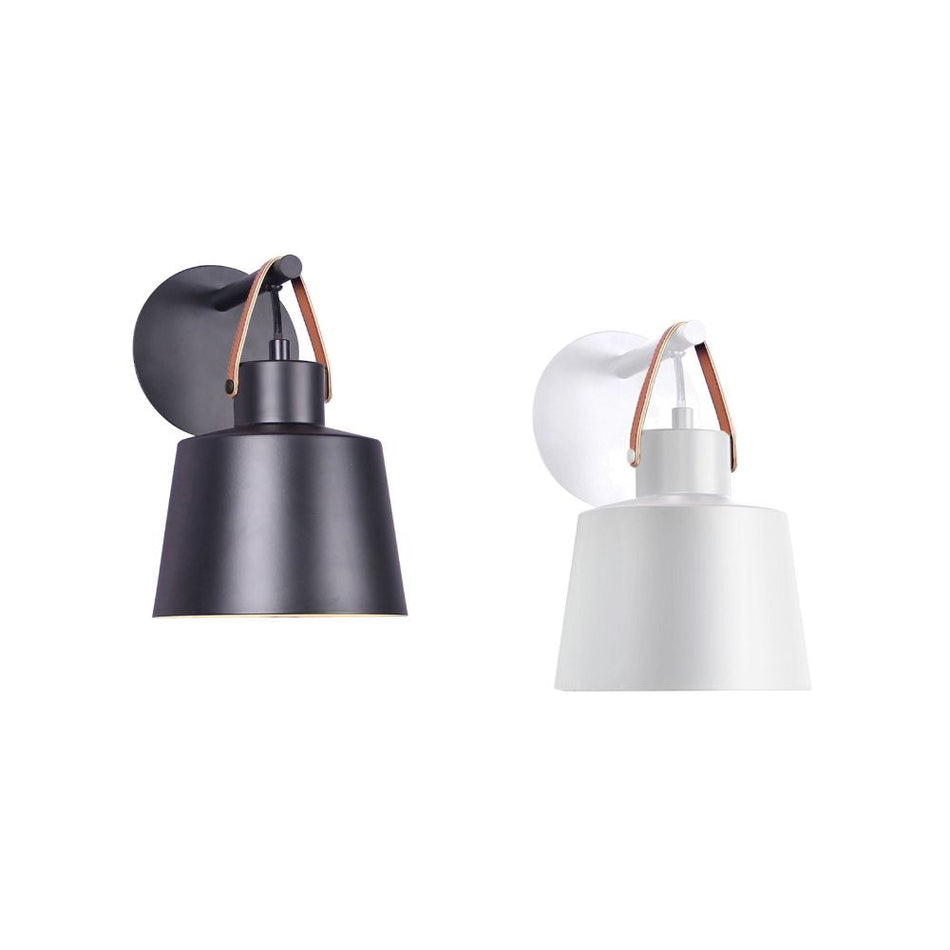 STRAP-WB - 1 Light Interior Wall Light IP20 - Black