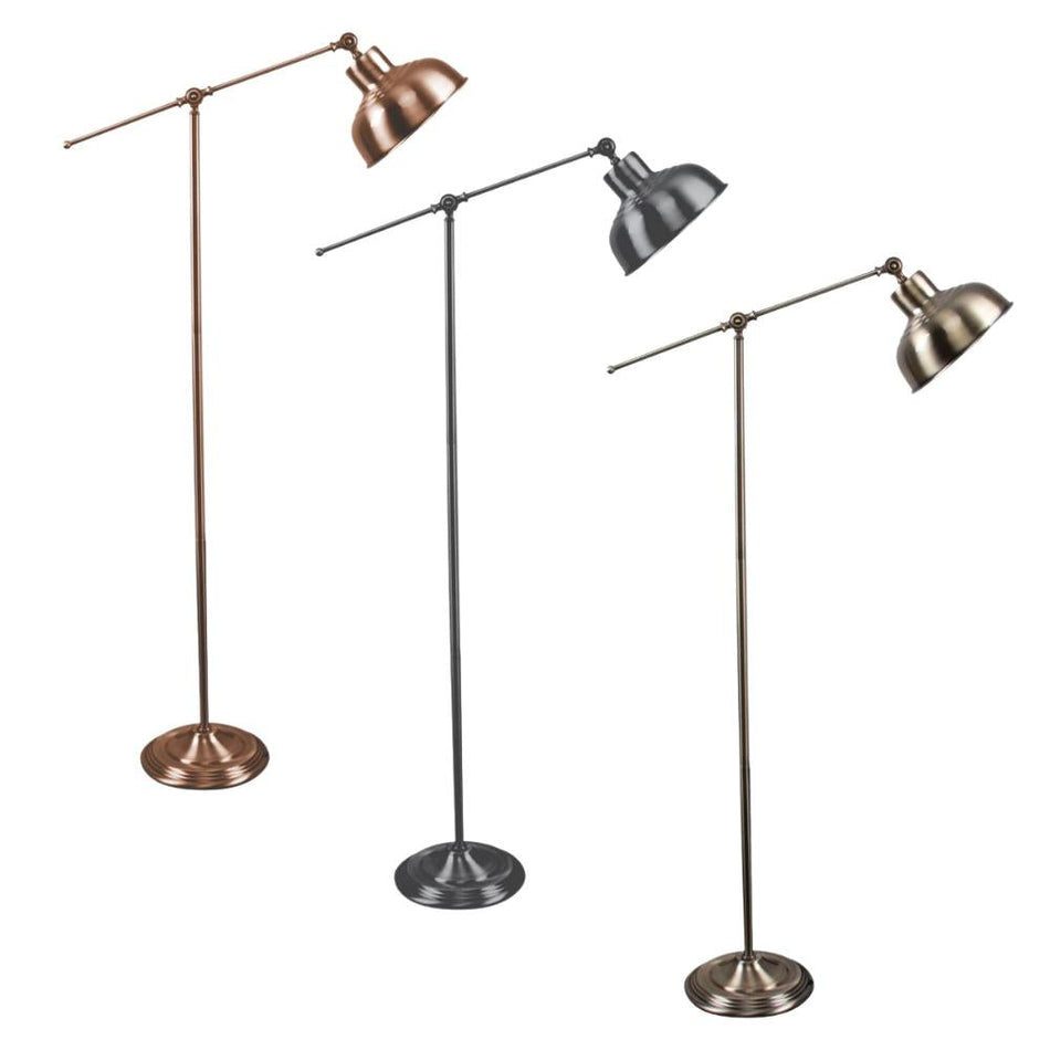 TINLEY - Floor Lamp - Antique Brass - Antique Brass
