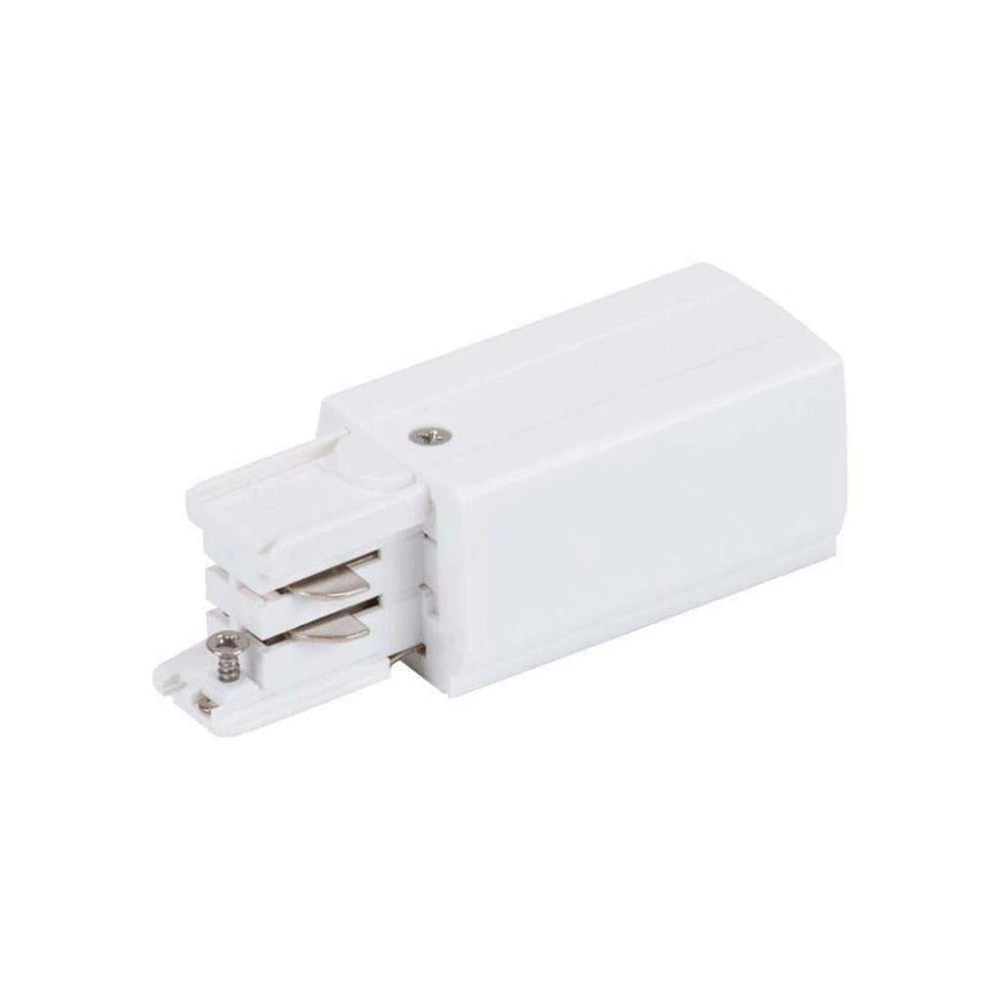 TRAK-3-LRE - 3-Circuit Live Right End Accessory - White