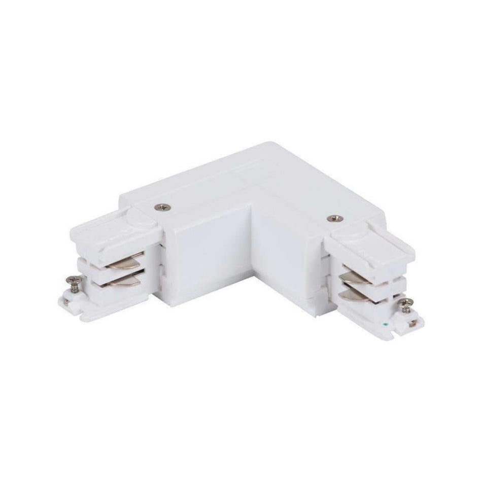 TRAK-3-LRLJ - 3-Circuit L-Shape Right Live Joiner Accessory - White