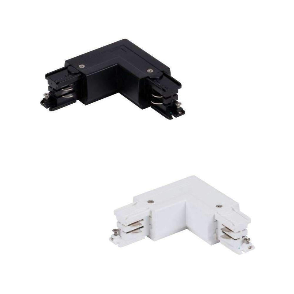 TRAK-3-LRLJ - 3-Circuit L-Shape Right Live Joiner Accessory - White