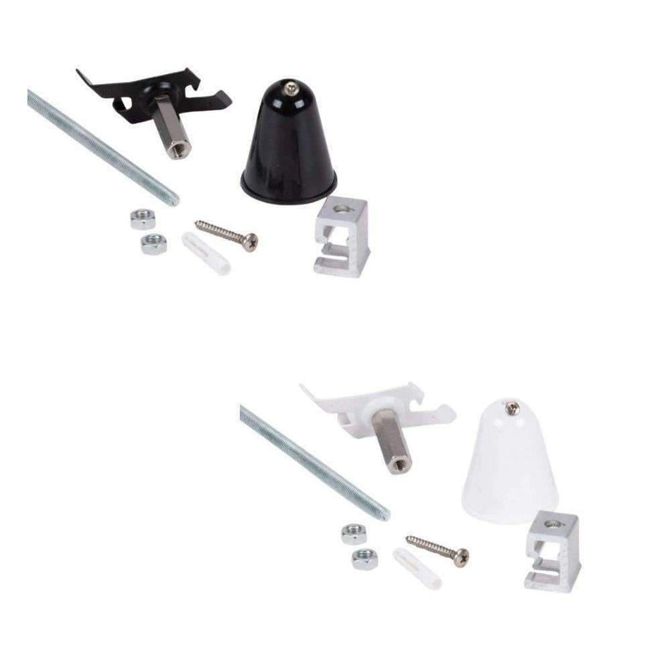 TRAK-3-ROD - 3-Circuit 1M Steel Rod Suspension Kit - Black