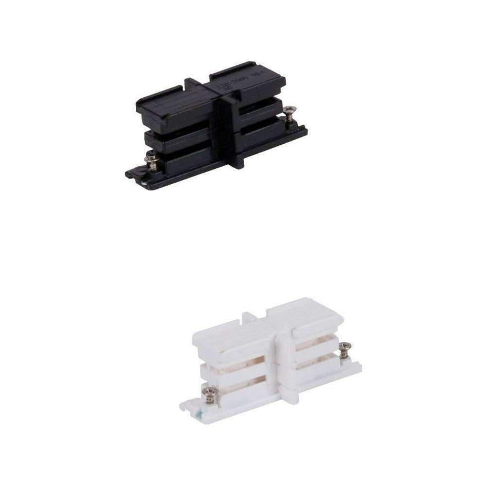 TRAK-3-SDJ - 3-Circuit Straight Dead Joiner Accessory - White