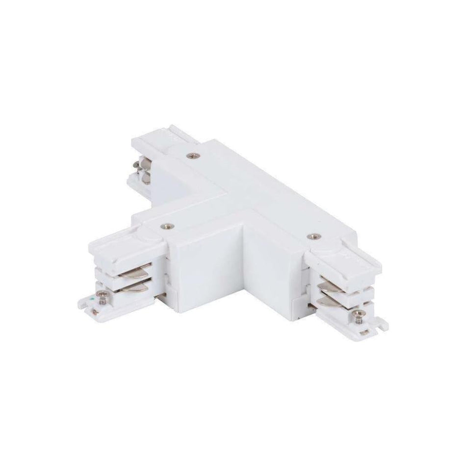 TRAK-3-TRLJ - 3-Circuit T-Shape Right Live Joiner Accessory - White