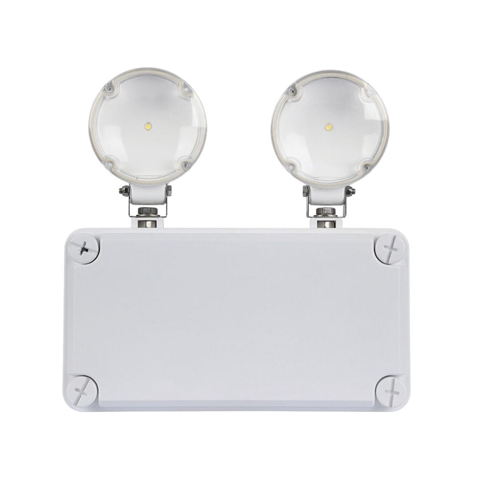 TWIN-SPOT-EM - 5W LED Twinspot Emergency Wall Light IP65 - White