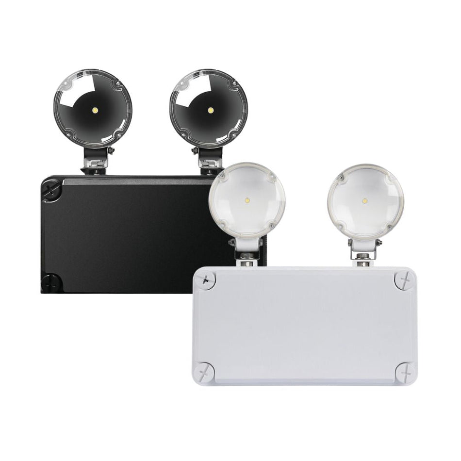 TWIN-SPOT-EM - 5W LED Twinspot Emergency Wall Light IP65 - White