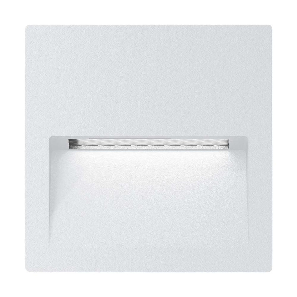ZAC-4-SQR - 4W LED Exterior Square Recessed Step Light IP65 - White