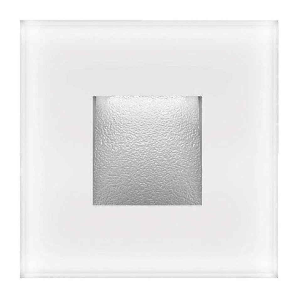 ZONE-2 - 2W Recessed LED Steplight IP65 Frosted Glass