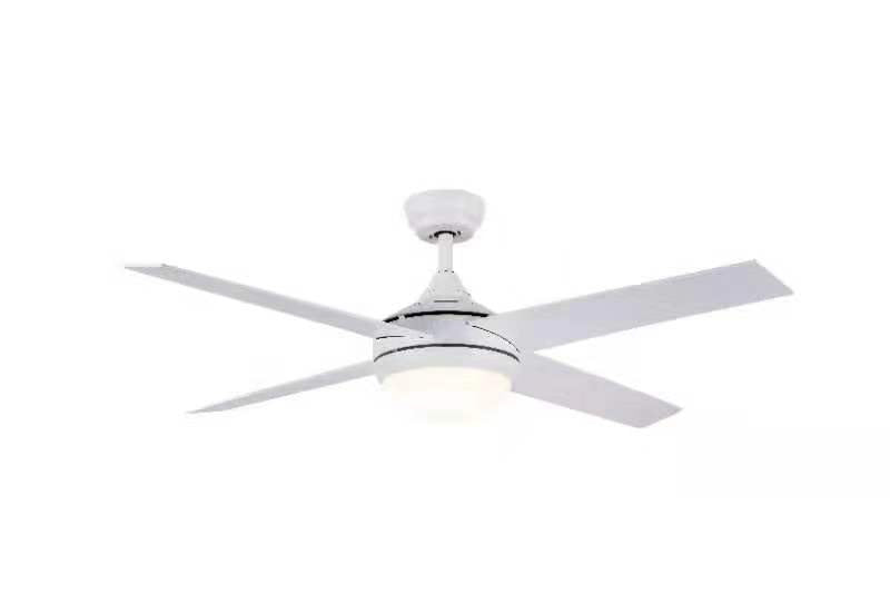 Coogee AC Ceiling Fan With 2 x E27 Light - White 4 Blade 52"