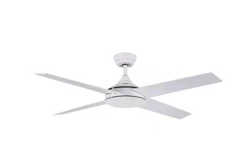 Coogee AC Ceiling Fan No Light - White 4 Blade 52"