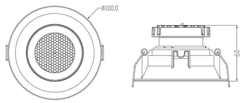 10W Smd Downlight DL9418