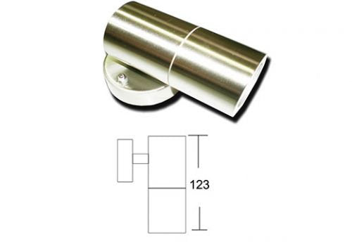 Fixed Down Wall Pillar Light 146 B+c