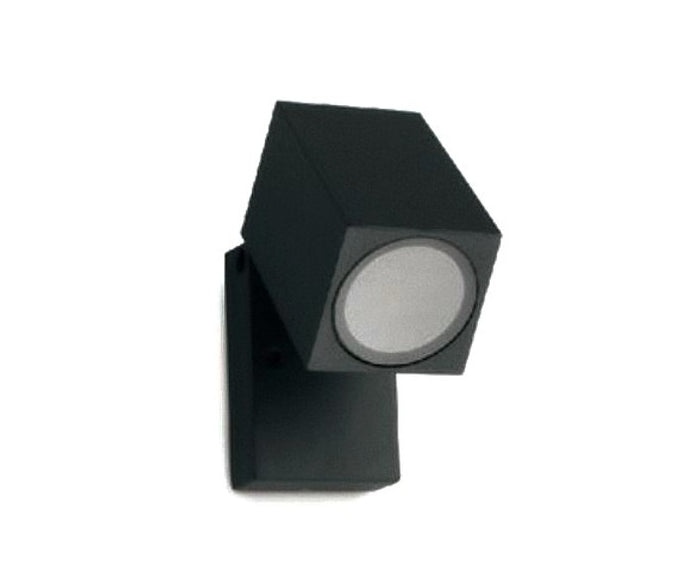 Sqaure Adjustable Outdoor Wall Pillar Light