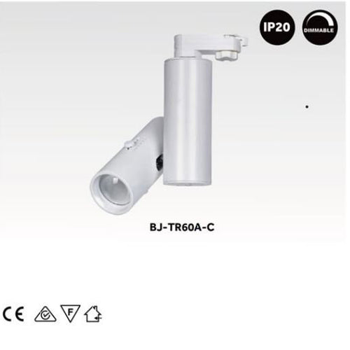 20w Led Adjustable Track Head Bj-tr60a-c