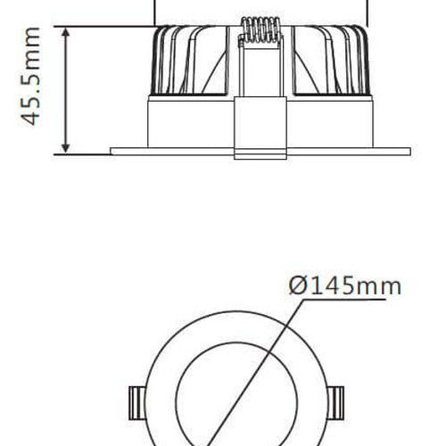 18W Led Downlight (DL2018/WH/TC)