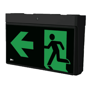 Surface Mount Led Exit Light 2001 Blk
