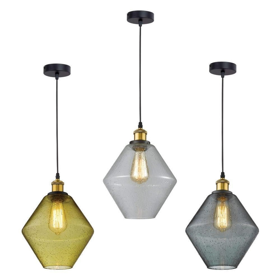 ALICE - 1 Light Pendant - Amber